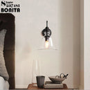 Vintage iron industrial wall light for indoor and outdoor use