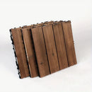 Set of 30 solid wood interlocking floor slats 30x46