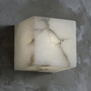 Cubical marble wall light for modern interiors