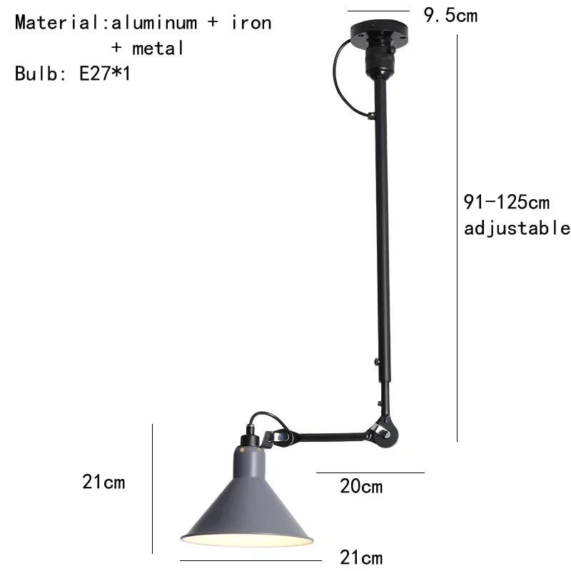 Modern creative LED pendant light for decorative indoor lighting - vue 21 sur 21