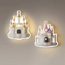 Romantic castle wall light for modern children's bedroom