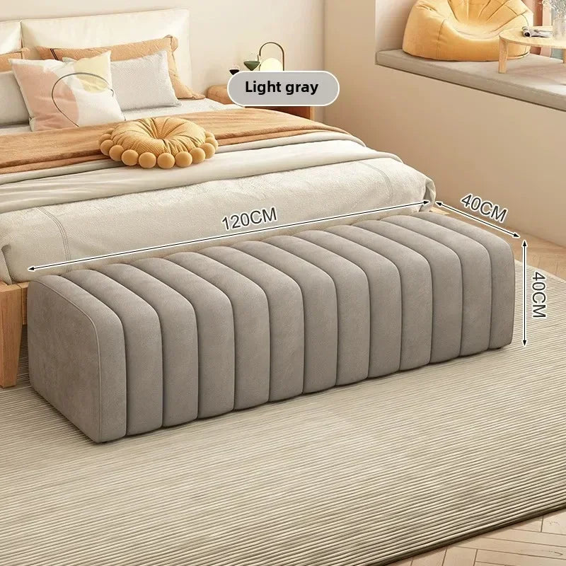 modern design shoe bench with soft and comfortable footrest - vue 20 sur 26