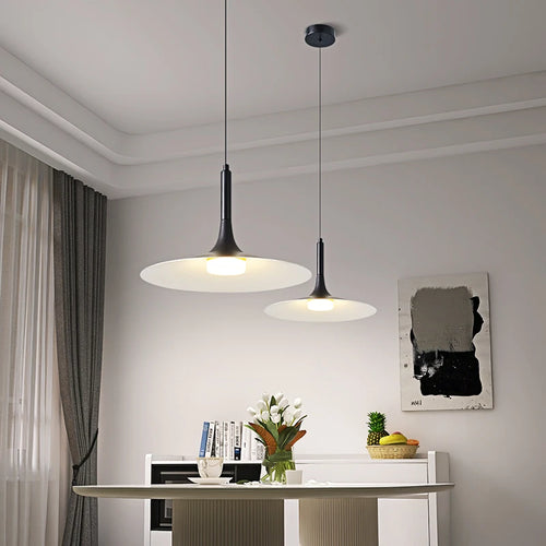 Modern LED horn-shaped chandelier for indoor decoration - vue 2 sur 6
