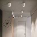 Minimalist industrial surface mounted cement spotlight GU10 LED for living room, hallway, kitchen, corridor