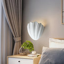 Modern creative LED gypsum shell wall light