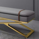 Nordic design bench for decoration and elegant storage
