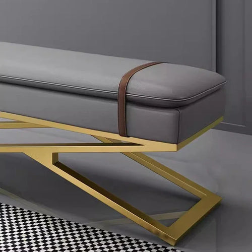Nordic design bench for decoration and elegant storage - vue 6 sur 10