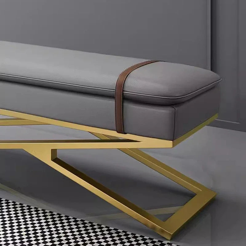 Nordic design bench for decoration and elegant storage - vue 5 sur 10