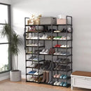 vertical shoe organizer for 35 to 45 pairs