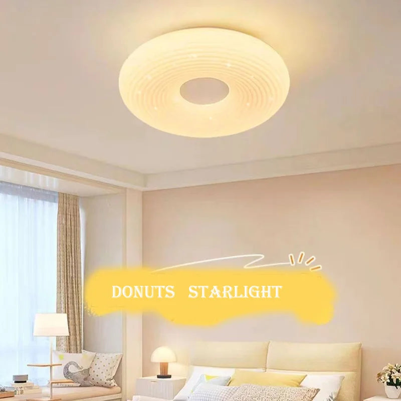 Soft star LED ceiling light for children eye protection