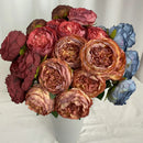 Decorative artificial rose bouquet for weddings and events