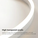 Modern minimalist LED chandelier for interiors