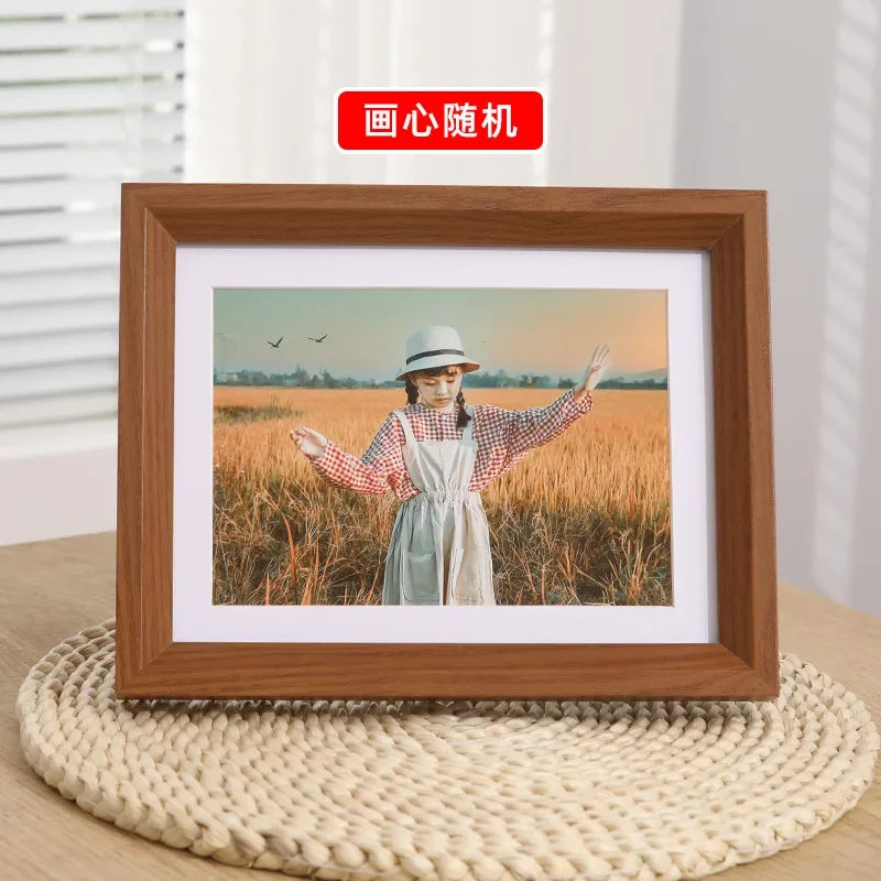 Minimalist wooden photo frame for interior decor and gifts - vue 10 sur 11