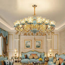 Retro ceramic chandelier in European style for indoor use