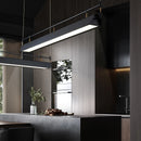 Nordic long designer pendant light for office and commercial spaces