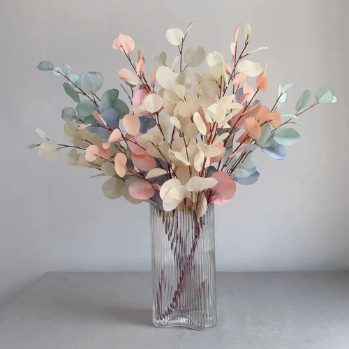 Artificial eucalyptus branch for wedding, garden and party decoration - vue 5 sur 14