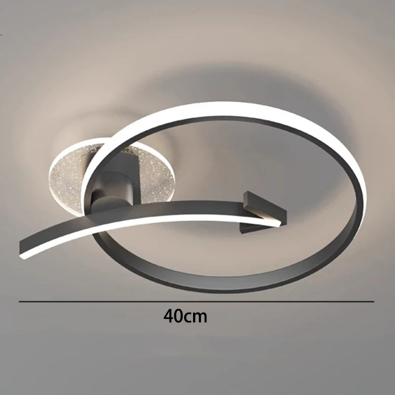 Smart nordic ceiling light for modern indoor lighting
