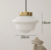 Elegant modern glass pendant light for interior decoration