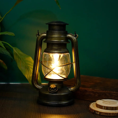 Retro waterproof camping lamp for tent and outdoor atmosphere - vue 8 sur 8