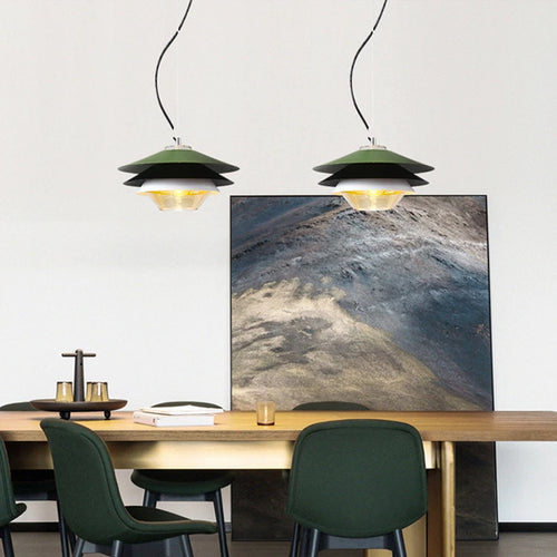 Elegant modern nordic glass chandelier - vue 4 sur 10