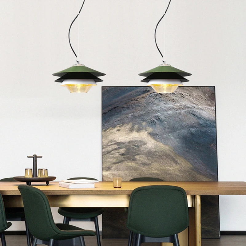 Elegant modern nordic glass chandelier - vue 4 sur 10