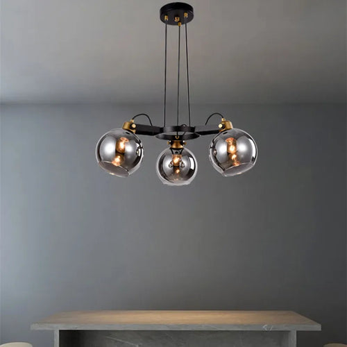 Simple and luxurious Nordic chandelier for indoor lighting - vue 7 sur 8