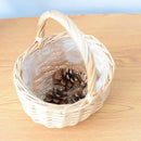 rattan woven basket for flowers and food