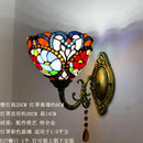 Mediterranean glass wall light vintage style LED lighting