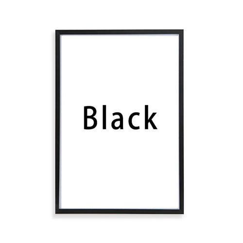 Aluminium photo frame for interior wall decoration