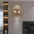 designer metal wall clock for a modern and refined interior