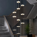 Modern decorative chandelier for luxury hotel lobby duplex