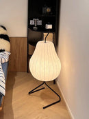 Wabi sabi Japanese style silk floor lamp interior decor