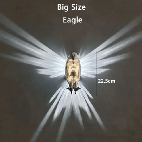 Creative LED wall light owl eagle decorative lamp for home