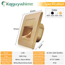 =(K)= 4Pcs Led Stair Light PIR Sensor Wall Light 110V 220V Recessed Footlight Corridor Step Lamp Motion Wall Home Lighting