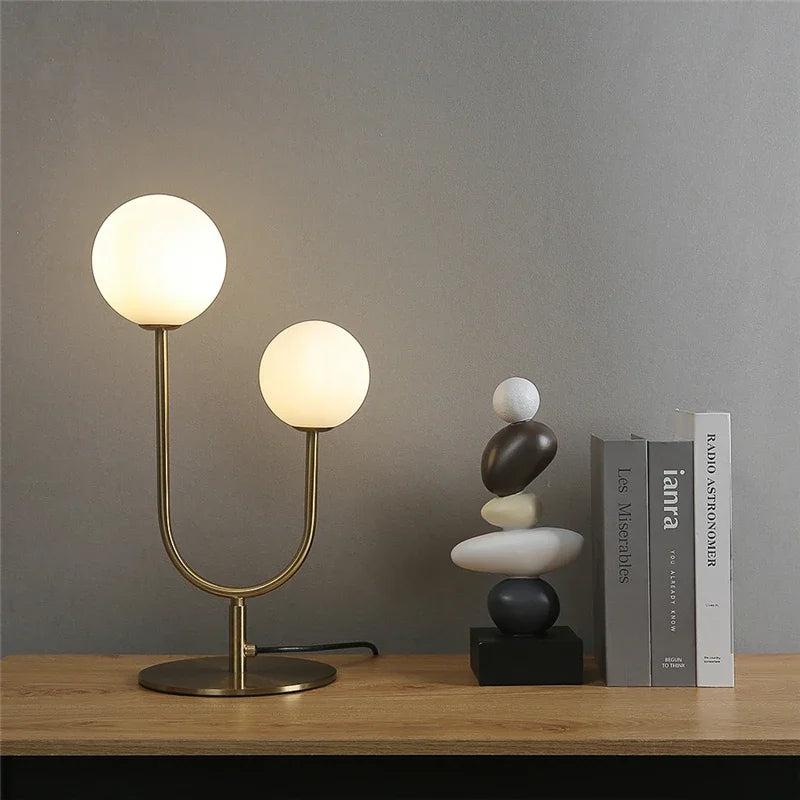Modern glass floor lamp nordic style for interior decoration - vue 4 sur 7