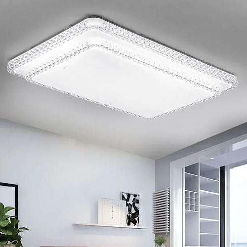 Modern LED ceiling light for elegant and simple interior decor - vue 3 sur 15