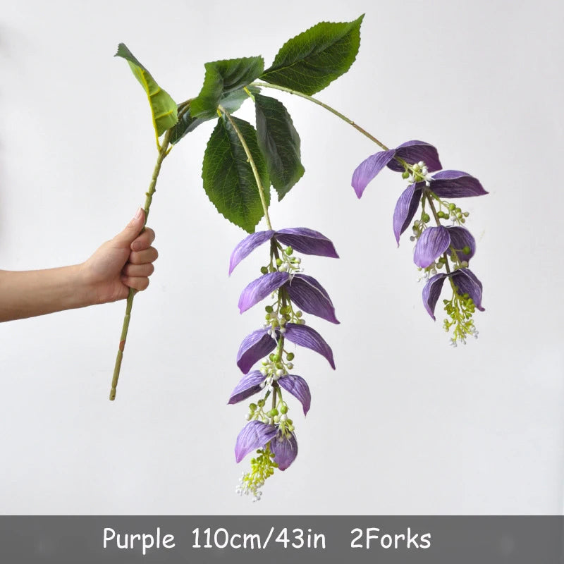 Tropical medinilla magnifica artificial flowers for indoor decoration - vue 7 sur 9