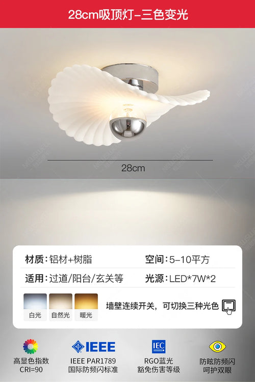 Modern minimalist resin pendant light for indoor and outdoor use - vue 10 sur 12