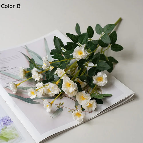 Artificial silk rose flowers for weddings and decoration - vue 12 sur 13