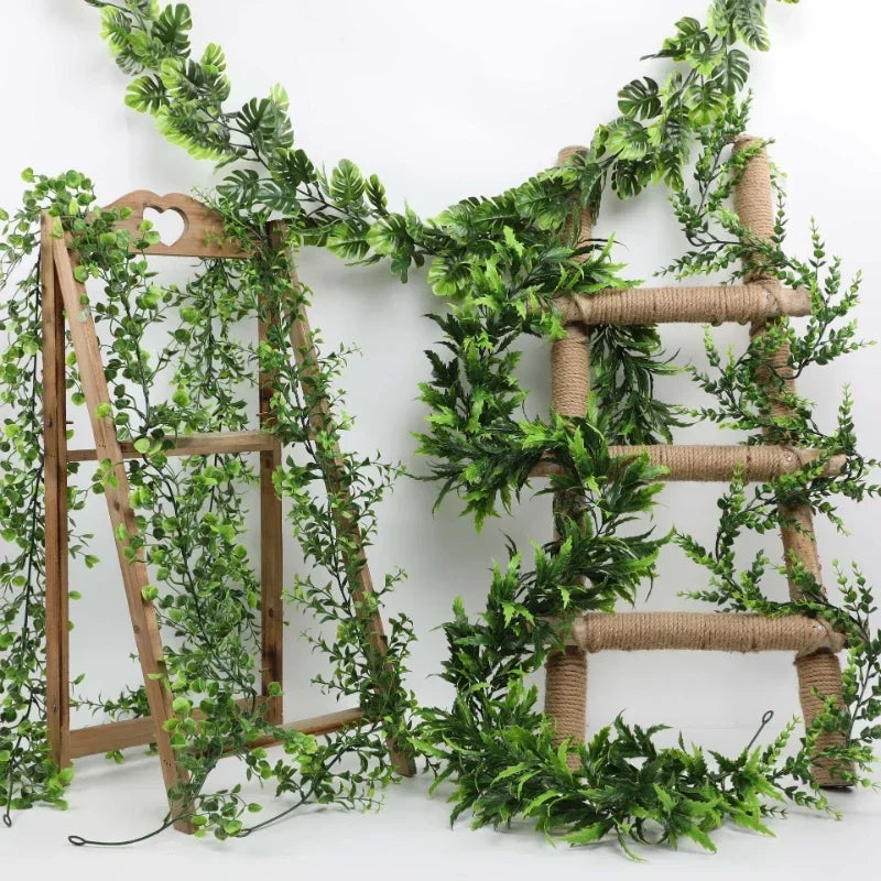 artificial vine garlands for wedding decorations and DIY