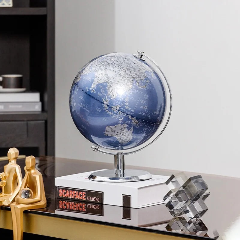 retro globe map for educational and geographic decoration - vue 3 sur 9