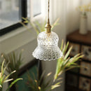 Transparent glass pendant for modern and elegant lighting