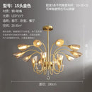 Modern copper crystal chandelier for indoor lighting