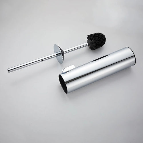 Wall-mounted stainless steel toilet brush holder for bathroom - vue 6 sur 14