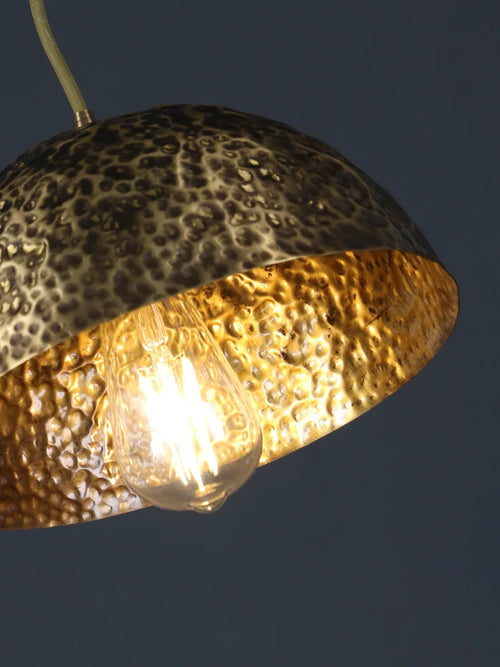 Chinese decorative copper chandelier for a zen atmosphere - vue 6 sur 14