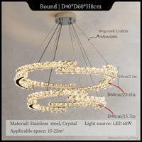 Italian style crystal chandelier for home decor 2024