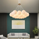 3d moon bubble ball LED chandelier pendant light decoration