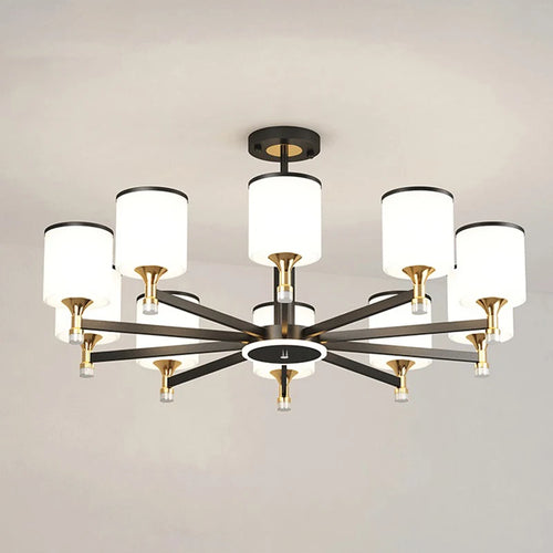 Nordic chandelier 15 lights modern luxury design for bright interiors - vue 4 sur 16