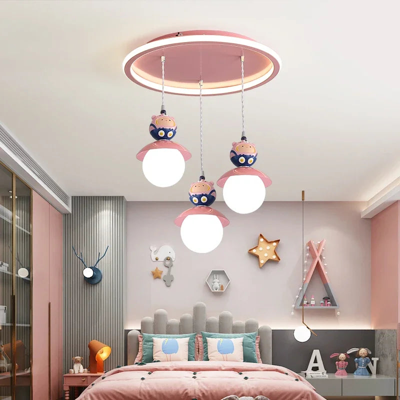 Creative full spectrum LED ceiling light for children's decor