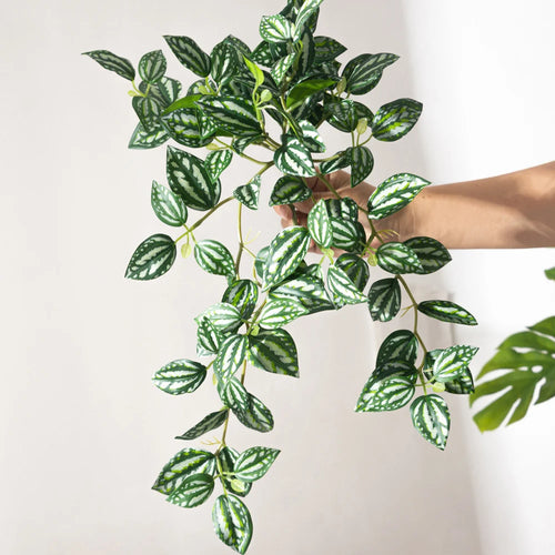 Artificial hanging scindapsus aureus plant for indoor and outdoor decoration
